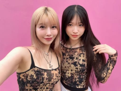 「ほんと姉妹みたい」レイザーラモンHGの美人妻、娘との韓国ショット公開！ 「姉妹みたいで可愛い　お洒落」