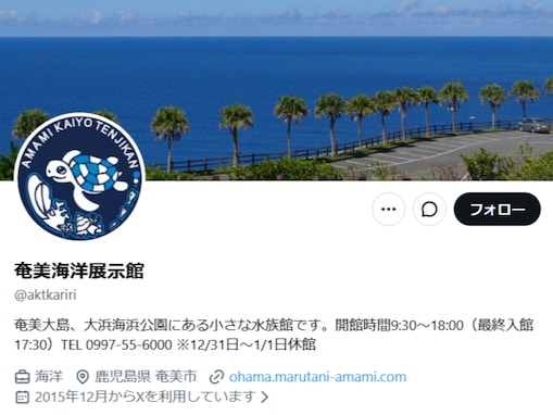 「そりゃ全滅するわ…」奄美海洋展示館、“大水槽魚類の全滅”の原因が判明「これは残念」「地震は関係なかったのね」