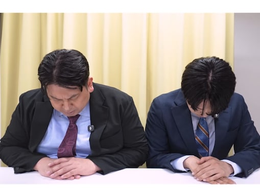 レインボーの“あまりハッピーじゃないご報告”動画に「びっくりした」「スーツ姿が相撲協会過ぎる」の声