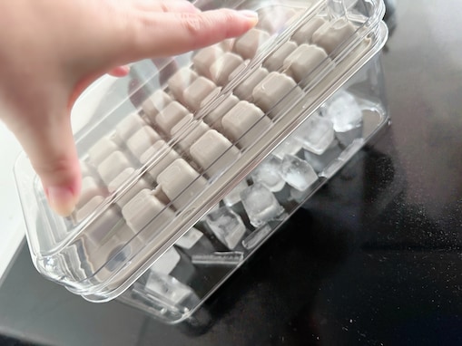 【スリコ】氷作りのプチストレス解消！ 大人気アイテムが進化した「ワンプッシュ製氷器」正直レビュー