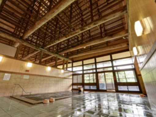 【新潟県の人気日帰り温泉】「じょんのび温泉『楽寿の湯』」はお肌スベスベの茶褐色の温泉と豊かな自然に癒やされる施設