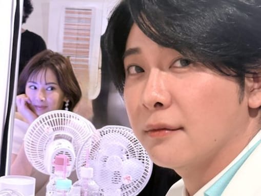 「北川景子さんが綺麗すぎて」二宮和也、ミセス大森元貴＆北川景子の楽屋ショット公開「こんな大サービス」
