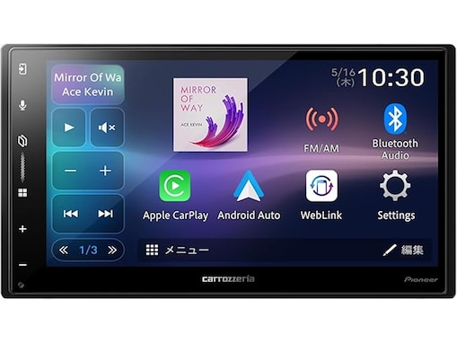 【Amazonベストセラー1位】Pioneer「ディスプレイオーディオ」はワイヤレスで乗車後すぐにナビや音楽アプリが使える【8月22日】