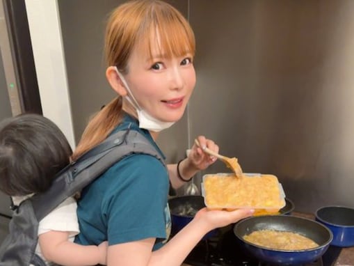 「まじしょこたんえらいな」中川翔子、育児に家事に大忙し「立派なお母さんだ」「もうこんなに大きくなってる」