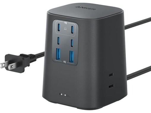 デスク周りを1台でスッキリ整理整頓。Ankerの電源タップは高出力と多ポートで配線ストレスを解消する頼れるアイテム