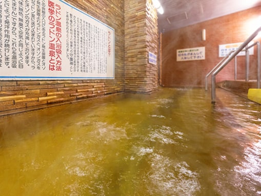 【山梨県の人気日帰り温泉】「竜王ラドン温泉」は日本最大級のラドン発生装置を誇る100%源泉掛け流し施設。本格的な湯治や吸入温泉でリラックス