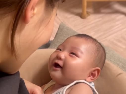 「パパさんそっくりですね〜」西野未姫、息子との会話に「たまらん!!かわいい!!」「癒しの笑い声」の声