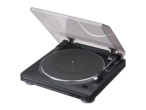 ボタン一つで簡単再生できる手軽さが魅力。デノンのレコードプレーヤーは初心者でも本格サウンドが楽しめると大人気