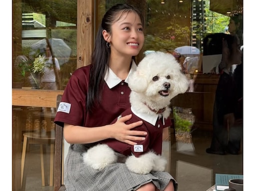 「ダブル天使」橋本環奈、愛犬とのお揃いコーデショットを披露！ 「がーーかわいい」「癒されます」称賛の声