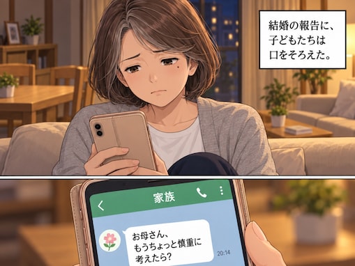 【マンガ】「本性に気を付けて」夫の息子の言葉が現実に……。熟年再婚した58歳女性の後悔【前編】