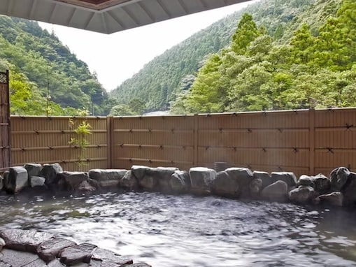 【和歌山県の人気日帰り温泉】「龍神温泉 元湯」は源泉掛け流しの湯が自慢の共同浴場施設。極上の湯と美肌効果の高い泉質でリラックス