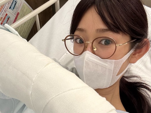 「これ誰にやらされたの…？」美人アナ、骨折時の映像を公開。「やばくて草も生えん」「痛そうで怖い」
