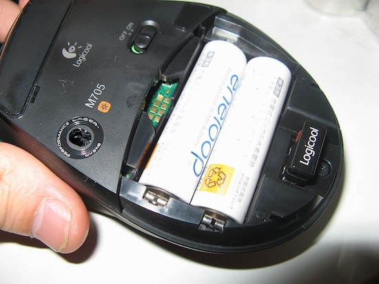 Unifyingレシーバーは本体内部に収納できる