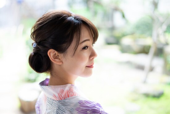 旅館・温泉宿の浴衣の着方　女性