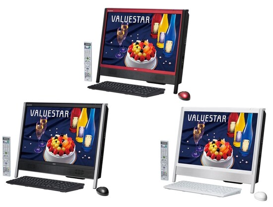 ３色のカラバリが揃ったVALUESTAR N