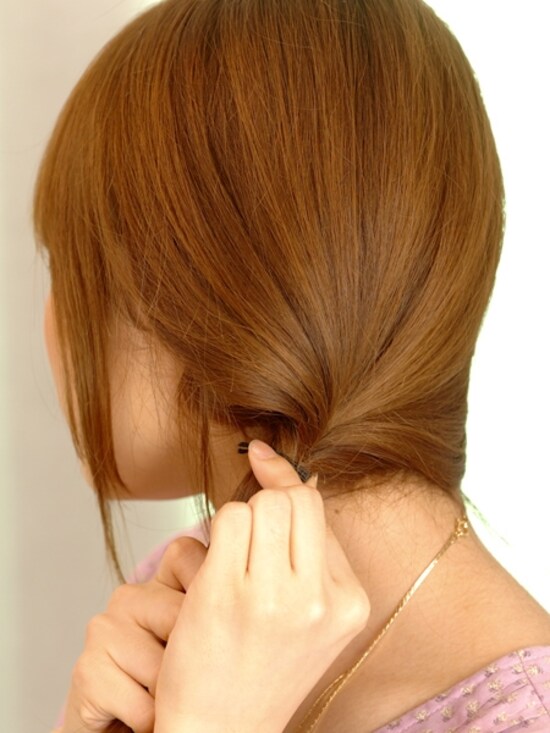 画像 7 12 ロング デートヘアアレンジ シュシュ編 ヘアアレンジ All About