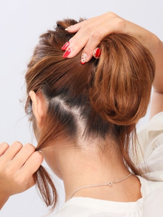 扇形になるよう分けとるとよい