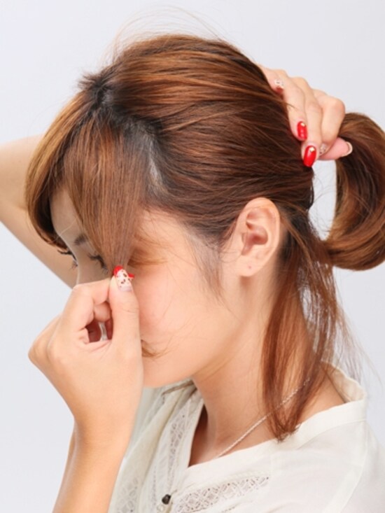 画像 7 10 ミディアム ふんわり後れ毛ハーフアップアレンジ ヘアアレンジ All About 画像 7 10 ミディアム ふんわり後れ毛ハーフアップアレンジ ヘアアレンジ All About
