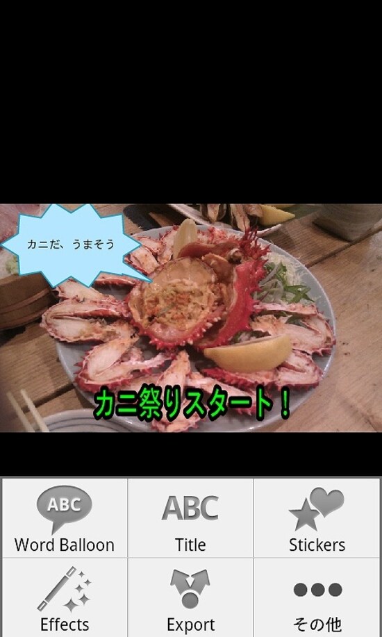 吹き出しやテキストを追加できるPicSay - Photo Editor