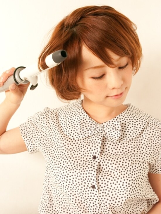 バックの耳下の髪は巻かなくてよい