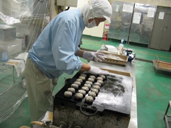 ごま油で焼く