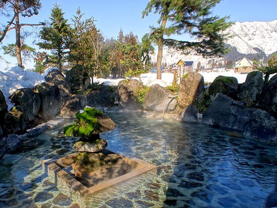 五十沢温泉ゆもとかん混浴露天風呂