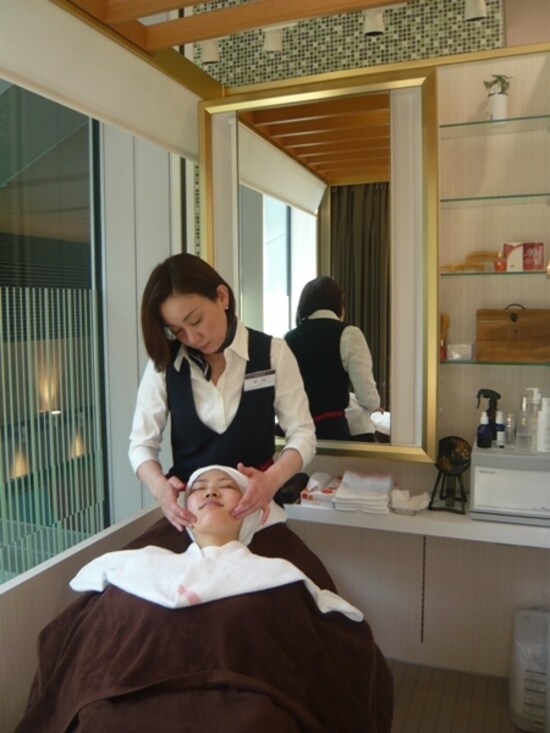 よーじやのトリートメントスペース