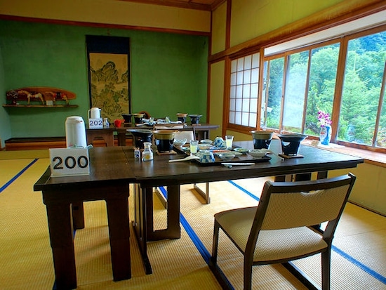 中房温泉朝食