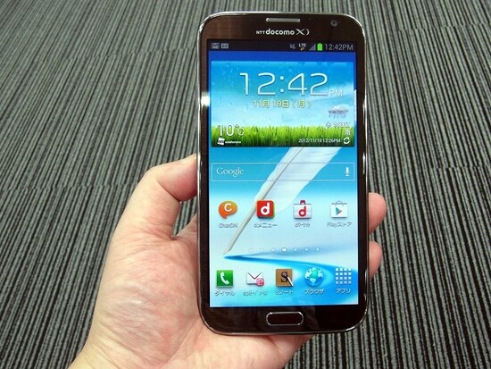 スピード、ワザ（操作）、スタミナ、最高の三拍子を揃えるGALAXY Note II SC-02E