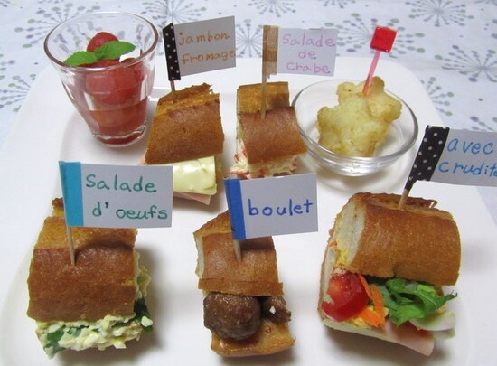 フランス風サンドイッチ　