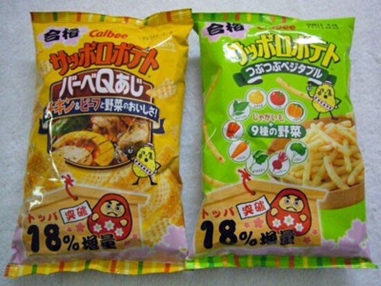 カルビー18%増量パッケージその2