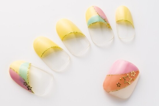 星のパーツでキュート＆ポップに