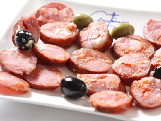 チョリソーのブランデー焼き (c) Miyuki Kume