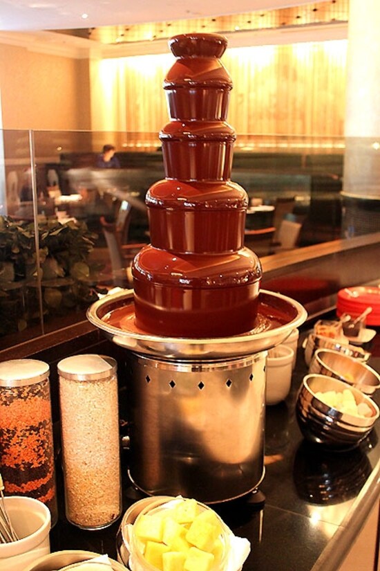 チョコレートファウンテン