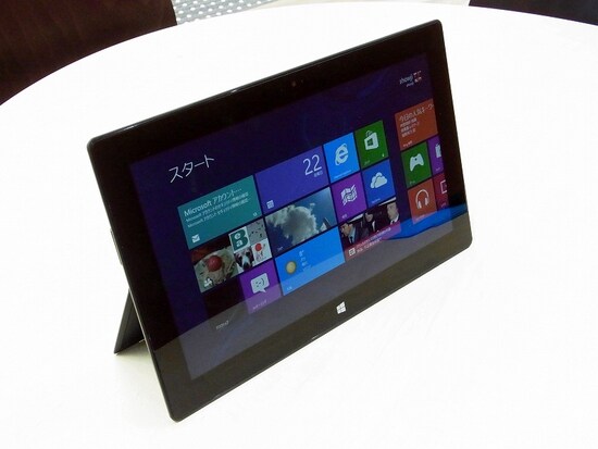 ディスプレイスタイルのSurface RT