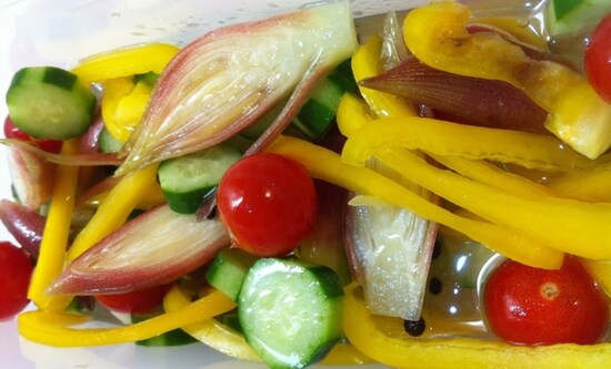 夏野菜のカラフルフレンチマリネ