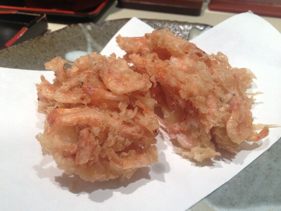 駿河湾の桜海老のかき揚げ
