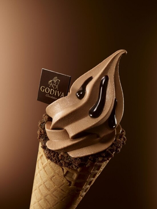 ゴディバソフトクリームダブルチョコレート