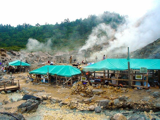 玉川温泉岩盤浴場
