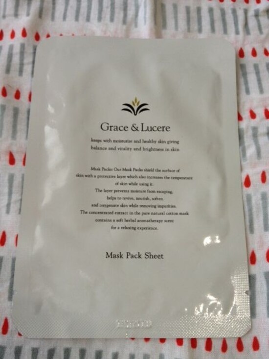 Grace＆Lucereのマスクパック