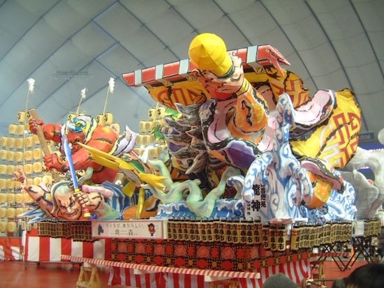 青森ねぶた祭（2）／ふるさと祭り東京2012に出展したねぶた