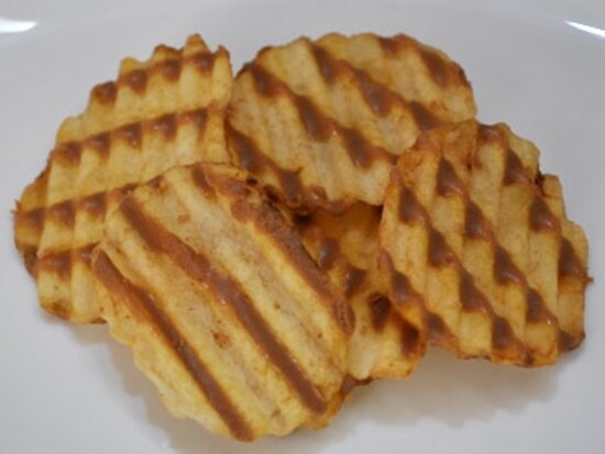 キャラメルソースがストライプに