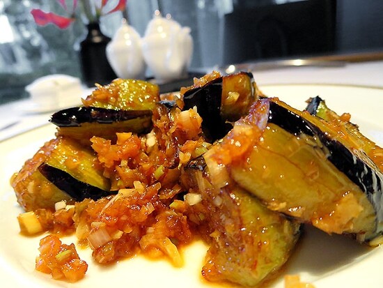 なすと挽肉の味噌炒め