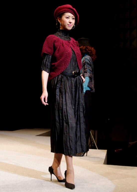 早く編めて軽いベスト