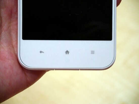 左から戻る、ホーム。メニューキー