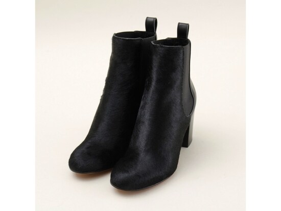 GIVENCHY(ジバンシー) ハラコ× レザー切替 サイドゴア ブーツ（13AW）