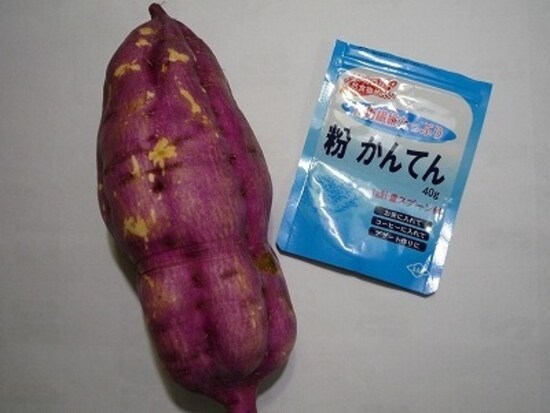 「芋ようかん」の材料