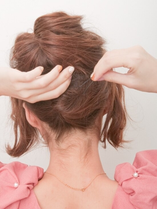 画像 12 13 ショートヘア 外国人風カジュアル夜会アレンジ 結婚式 パーティーヘアアレンジ All About