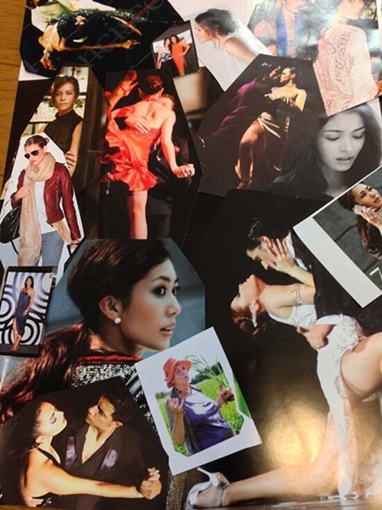 コラージュで「なりたい顔」をより明確にしましょう。