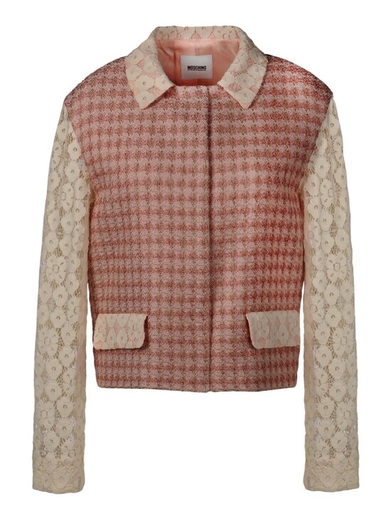 MOSCHINO CHEAP & CHIC／Blazer Light pink Lace - Tweed